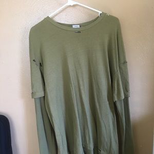 Urban outfitters olive greenish long sleeve